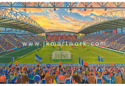 DW Stadium Fine Art Print - Wigan Athletic Football Club DW Stadium Fine Art Print - Wigan Athletic Football Club